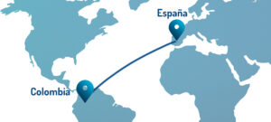 <mapa-del-mundo-espana-colombia-conectados>
