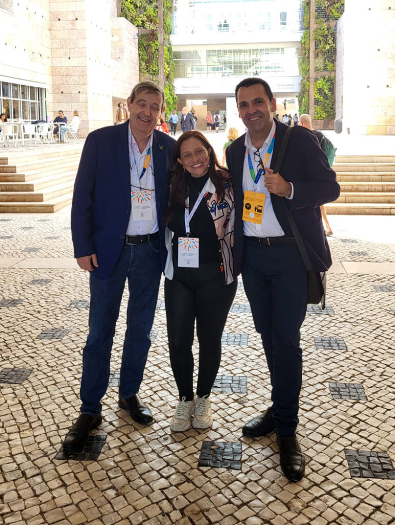 Raimon Gaja (iRG); María del Pilar Triana Giraldo, presidenta del Capítulo Eje Cafetero Colegio Colombiano de Psicólogos y Fermín Carrillo (iRG).