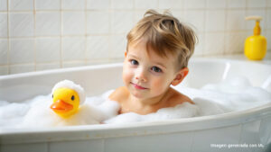 <adorable-ninp-tomando-un-bano-con-patito-de-goma>