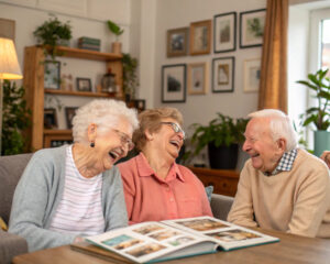 <personas-mayores-felices-riendo-juntas-al-aire-libre-momento-alegre-de-personas-mayores-riendo>
